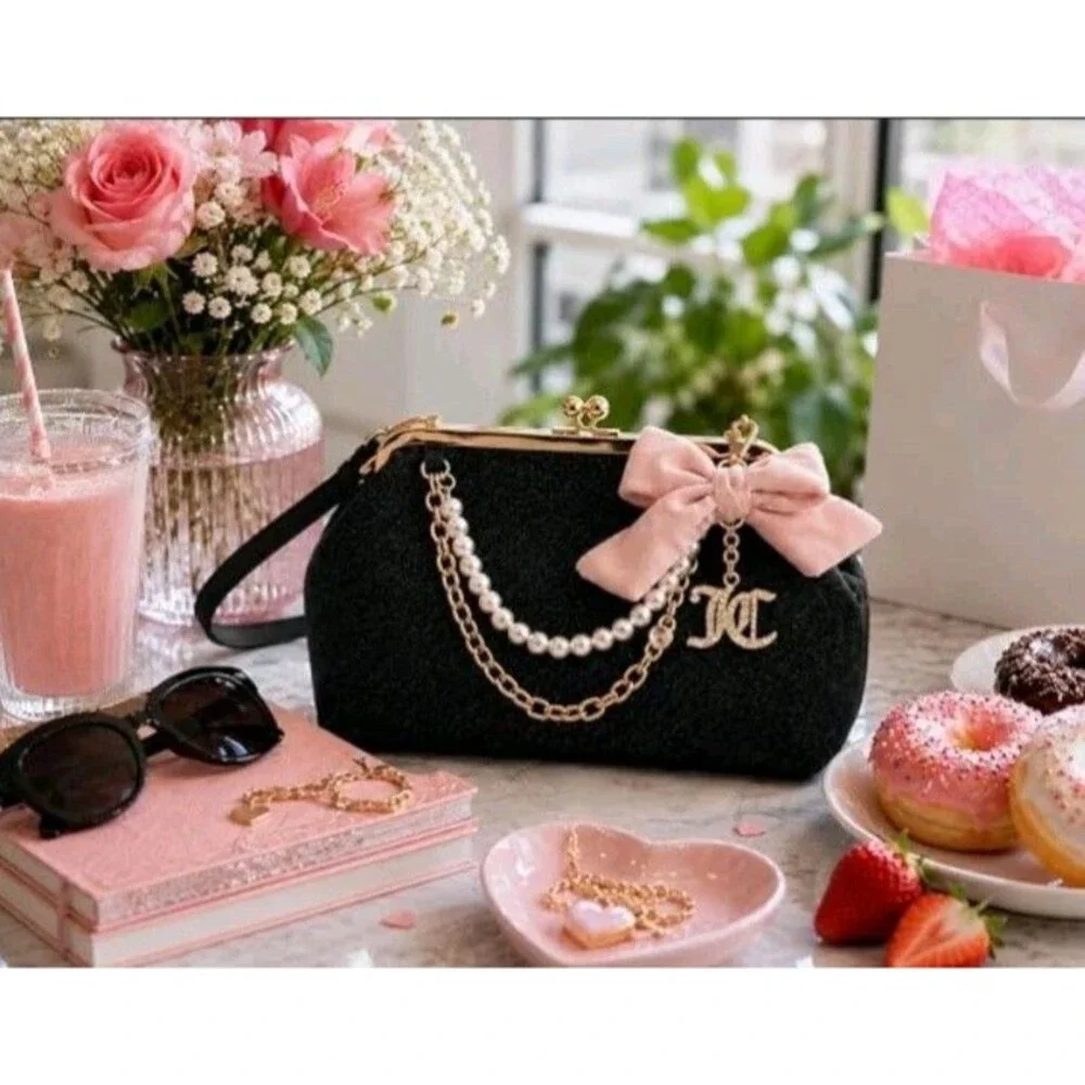 Juicy Couture Charm Haus Large Frame Kisslock Clutch